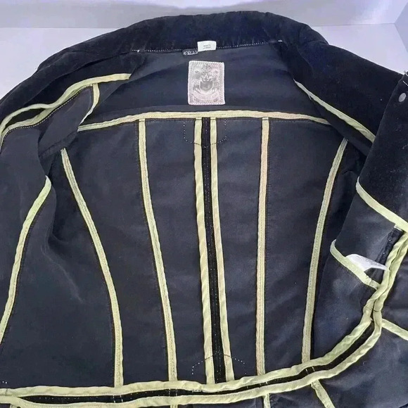 Guess Black Velvet Jacket - Picture 12 of 16